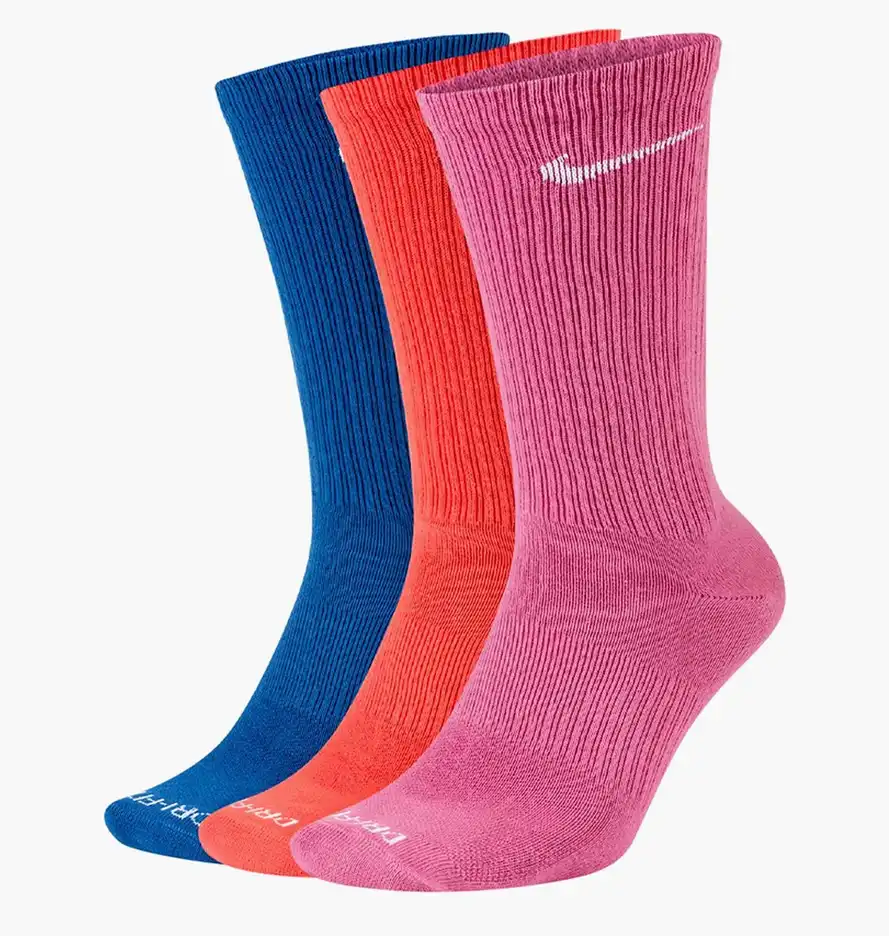 Шкарпетки Nike U Nk Everyday Plus Ltwt Crew 3Pr