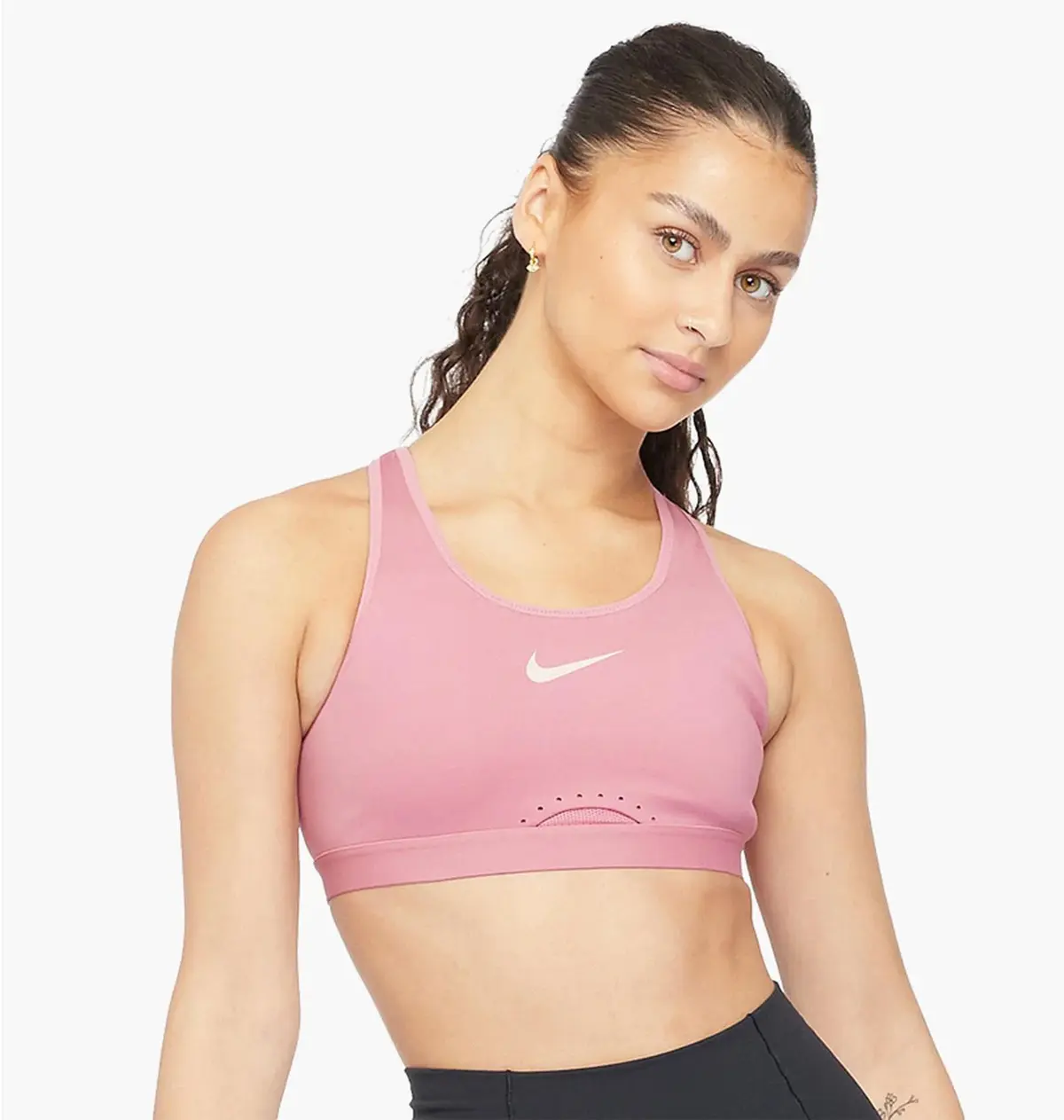 Спортивный топ женской Nike Dri-Fit Swoosh Sports Bra Pink