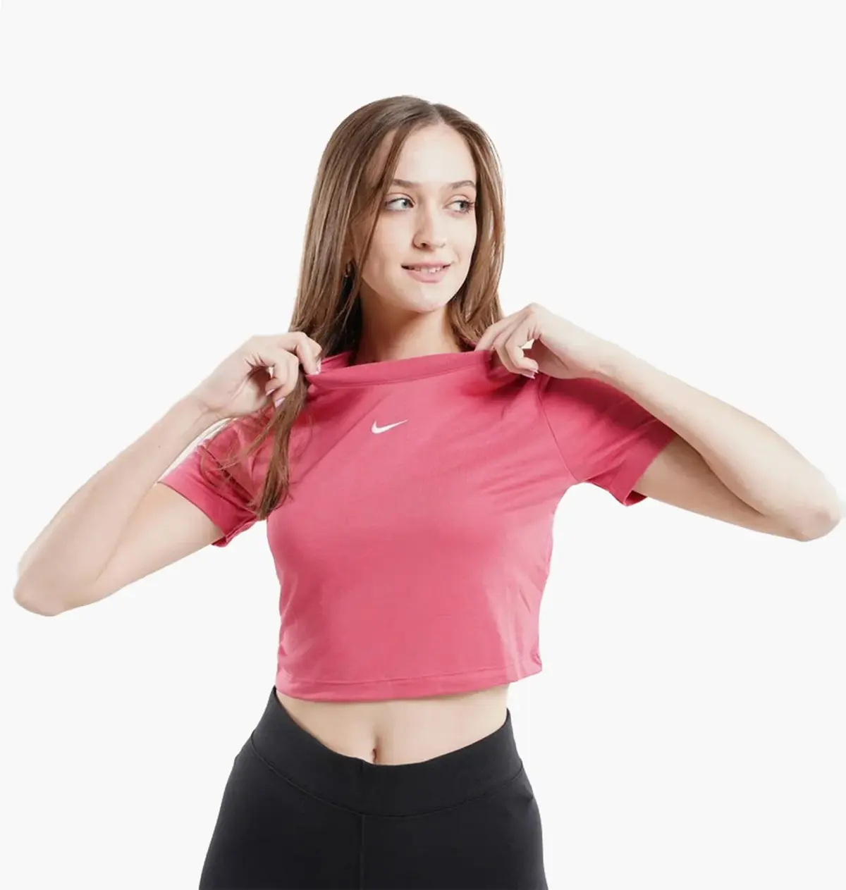 Футболка женская Nike Essential Slim Crop Tee