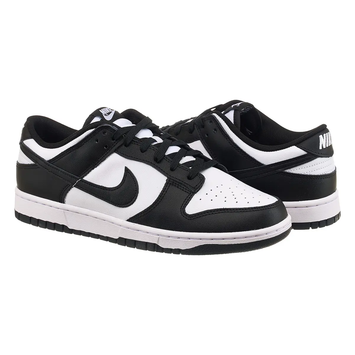 Кроссовки унисекс Nike Dunk Low Retro чёрно-белые DD1391-100