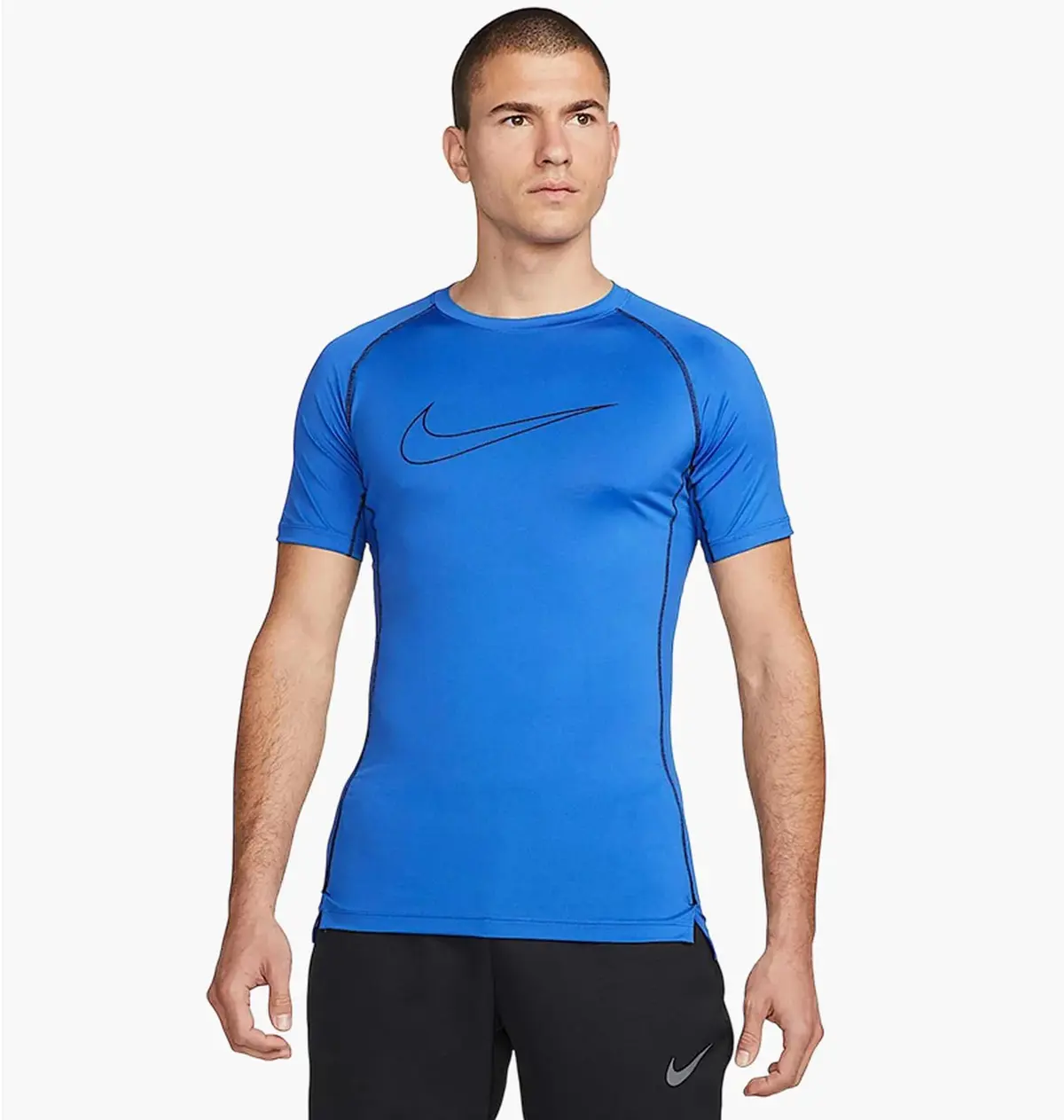 Футболка чоловіча Nike Pro Dri-Fit Mens Tight Fit Short-Sleeve Top Blue