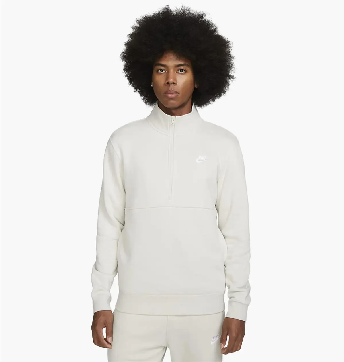 Кофта чоловіча Nike Sportswear Club Brushed-Back 1/2-Zip