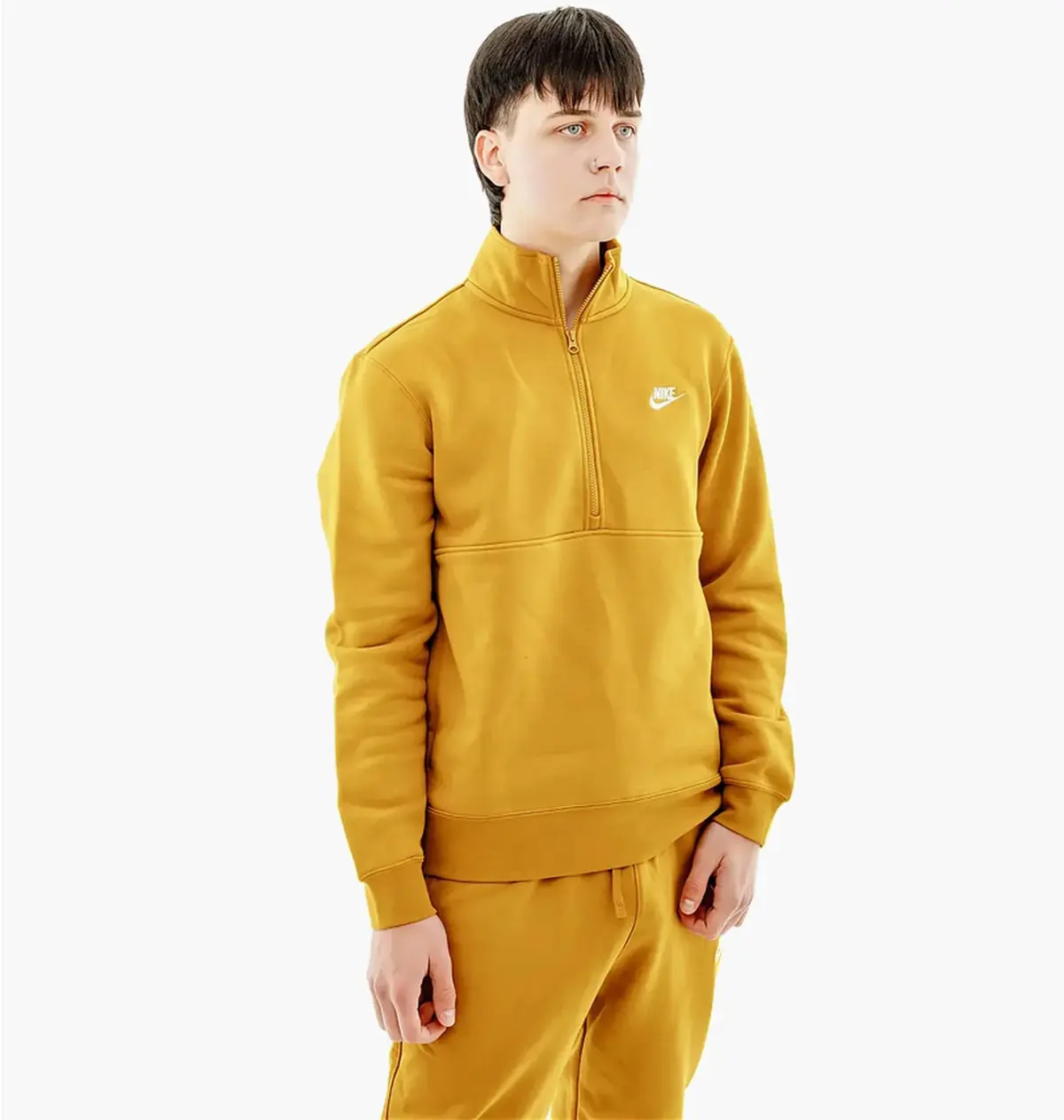 Кофта чоловіча Nike Sportswear Club Brushed-Back 1/2-Zip