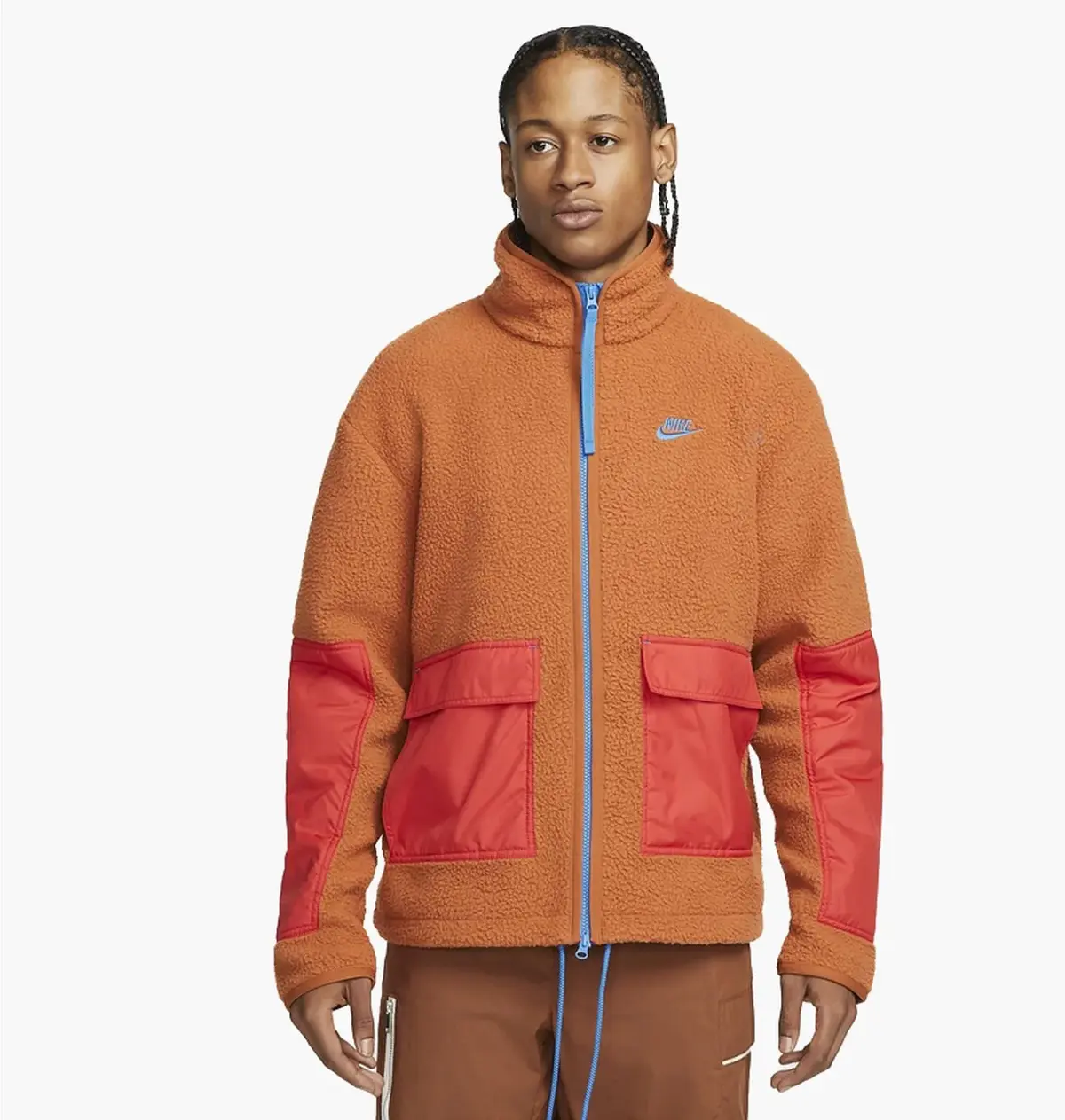 Куртка чоловіча Nike Mens Fleece Full-Zip Jacket Orange