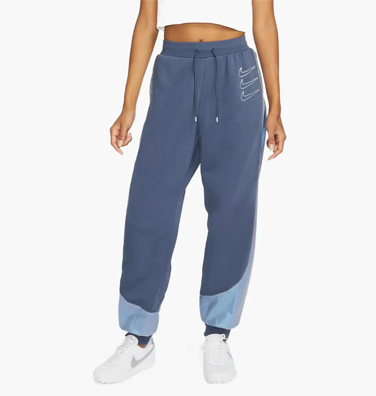 Брюки женские Nike Nsw Gx Mr Flc Jggr Opal