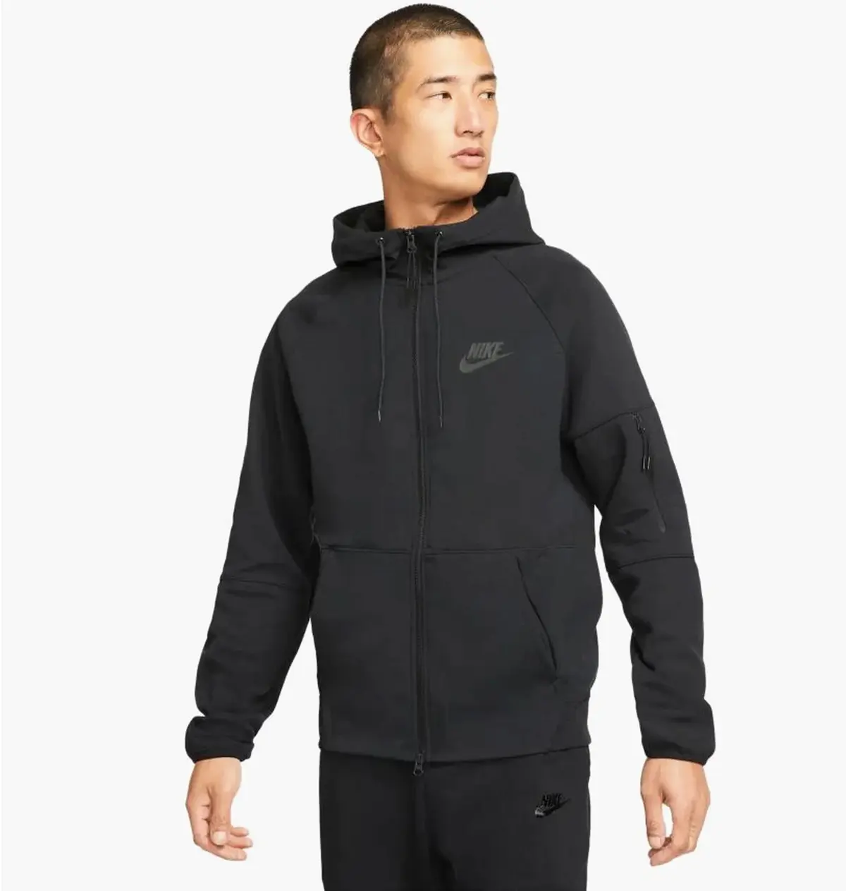 Кофта чоловіча Nike Sportswear Hoodie Full-Zip Black