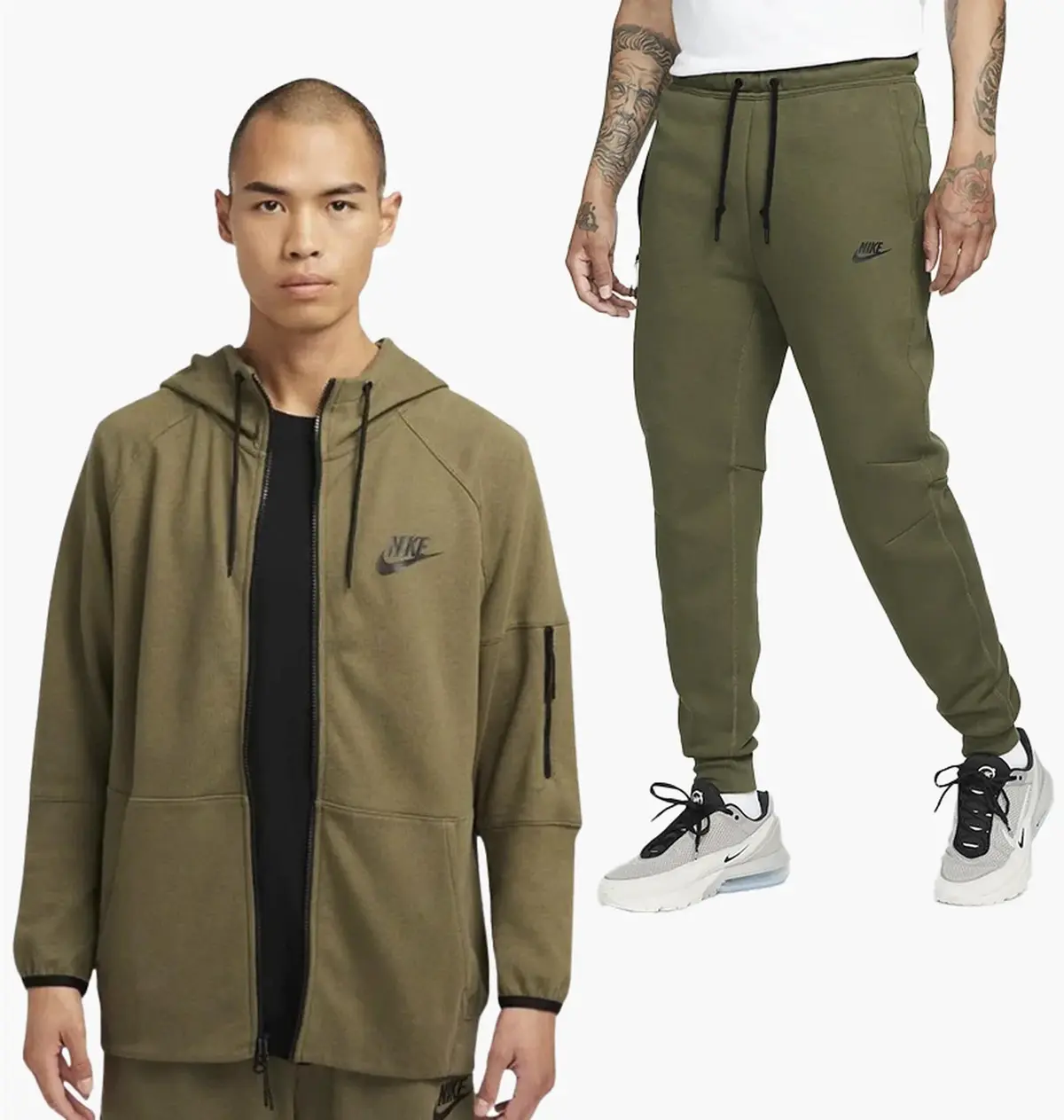 Спортивний костюм чоловічий Nike Tech Fleece Olive