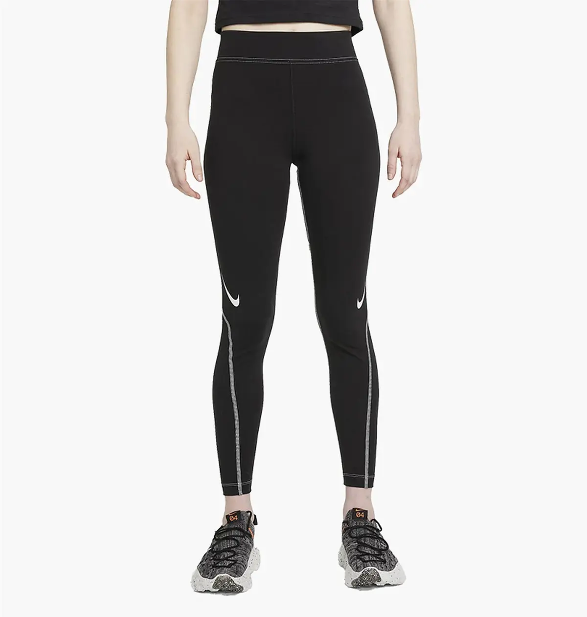 Лосіни жіночі Nike Sportswear Swoosh Black