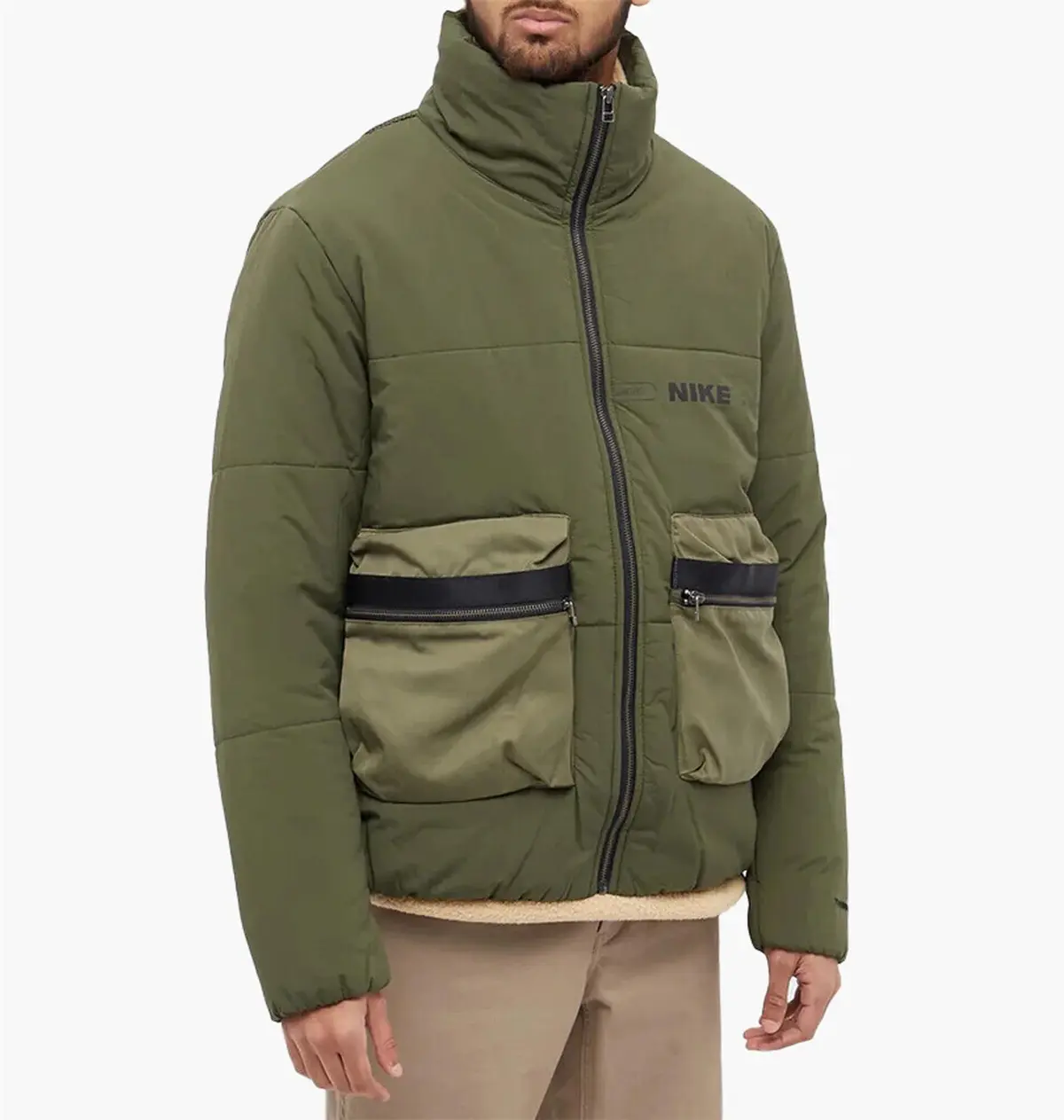 Куртка чоловіча Nike Nsw Therma-Fit City Made Synthetic Fill Jacket Cargo Green
