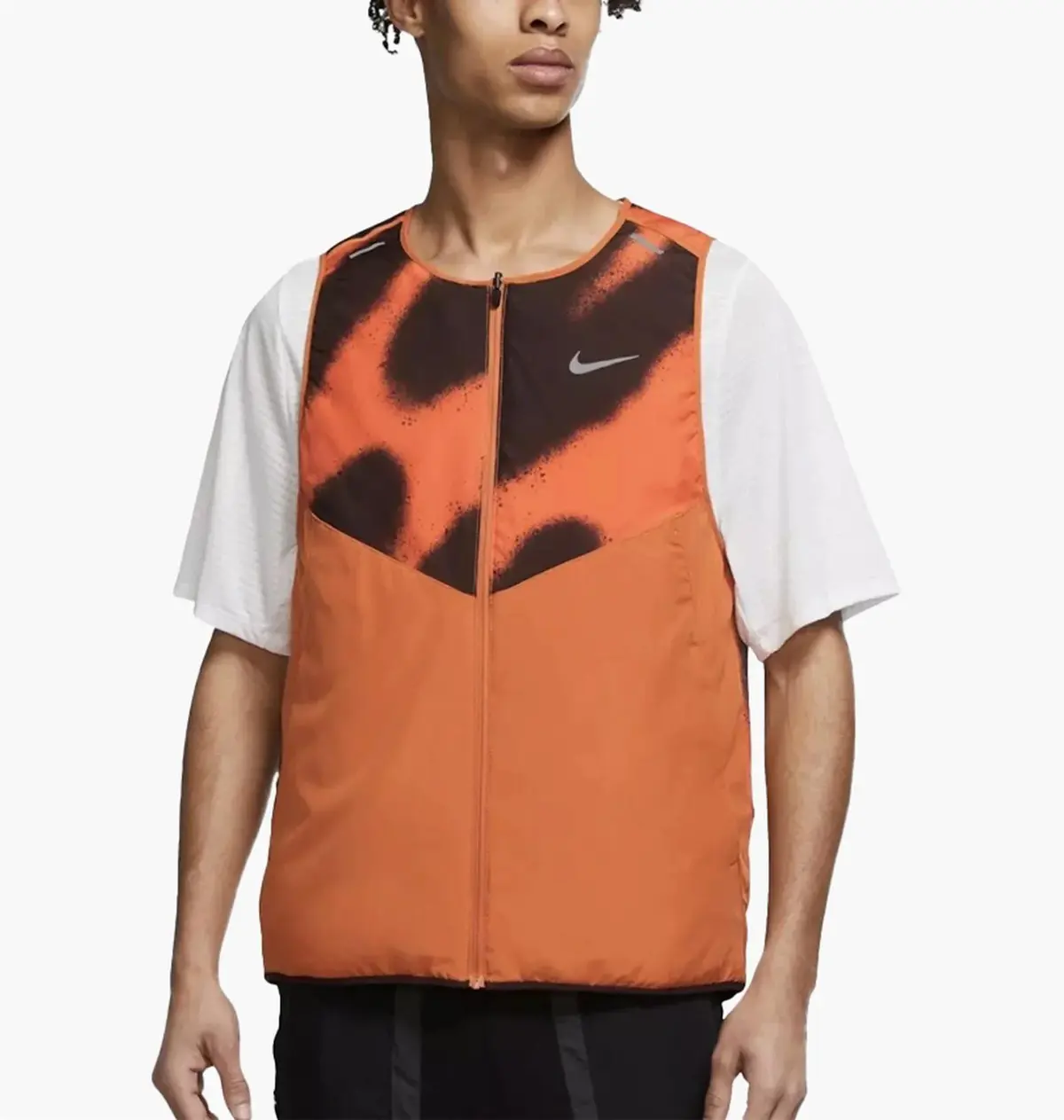 Жилетка чоловіча Nike Therma Fir Repel Wild Run Vest Orange