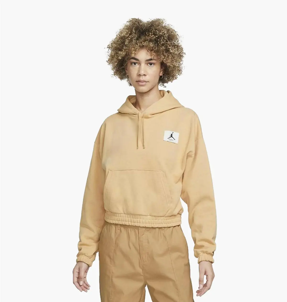 Кофта жіночі Jordan Air Essentials Fleece Hoodie Beige