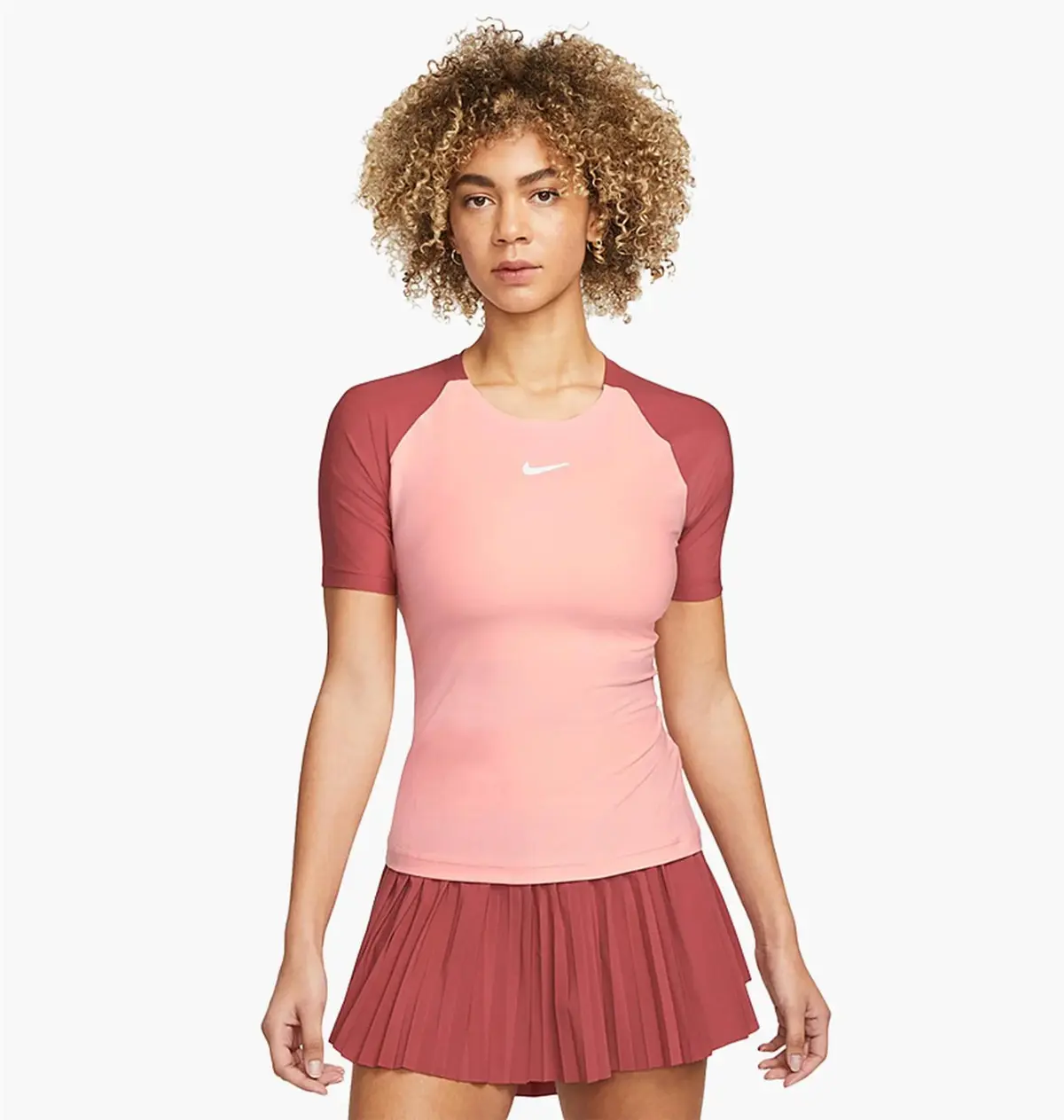 Футболка женская Nike Court Dri-Fit Advantage Top Pink