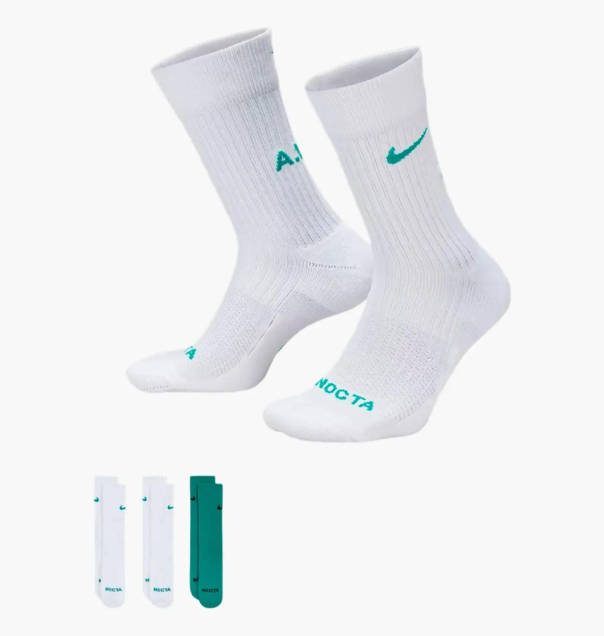 Шкарпетки Nike Nocta Crew (3 ) White/Green