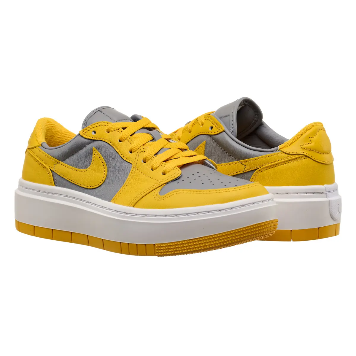 Кроссовки женские Jordan 1 Low Elevate Yellow Grey