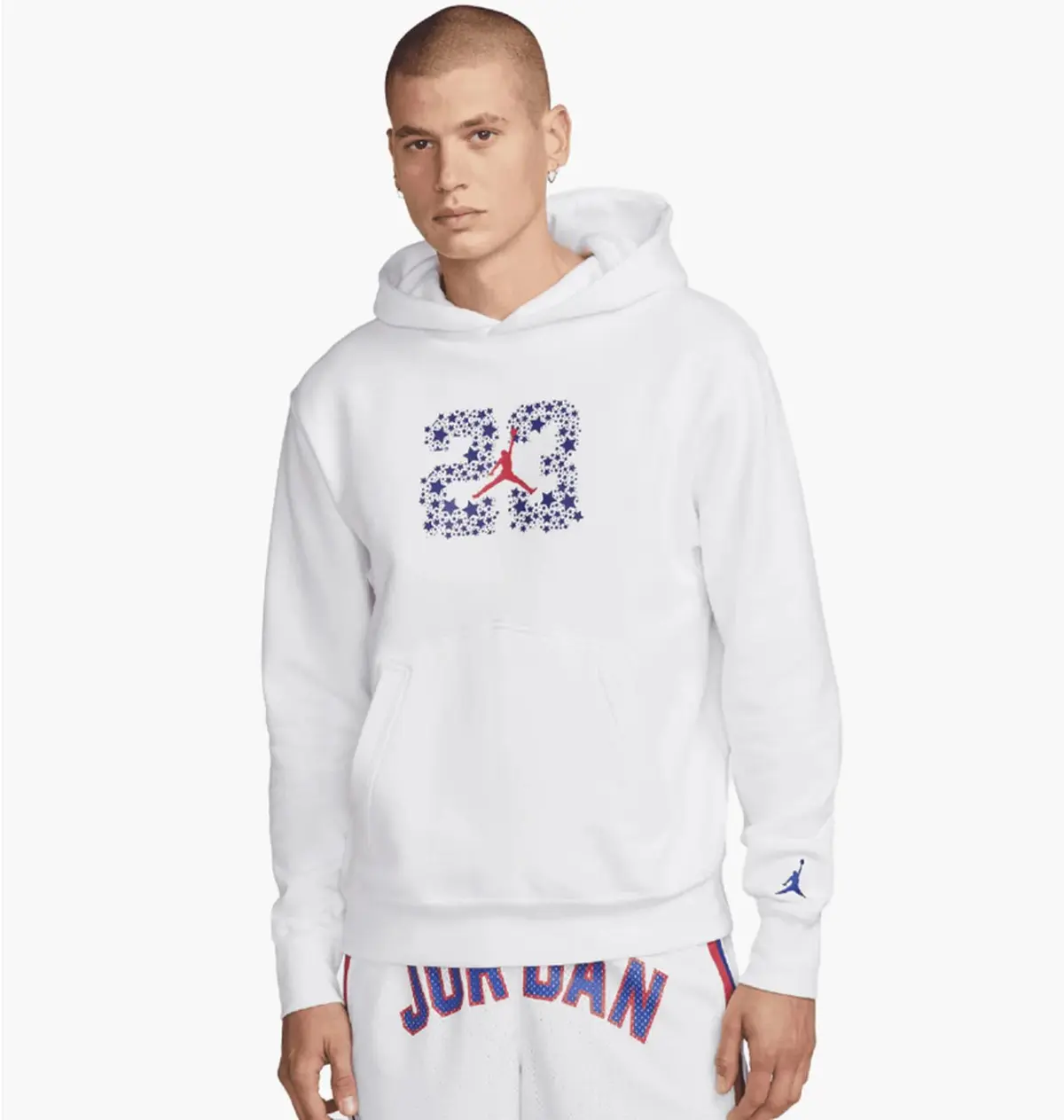 Кофта чоловіча Jordan Sport Dna Mens Fleece White