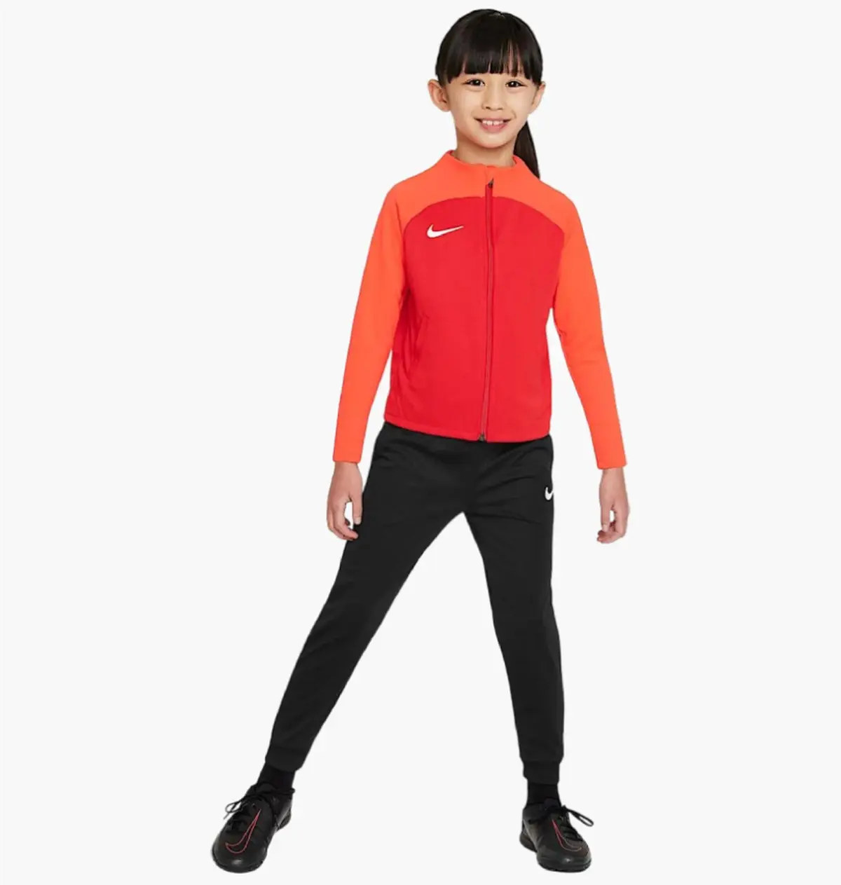 Спортивний костюм дитячий Nike Lk Df Acdpr Trk Suit Orange/Black