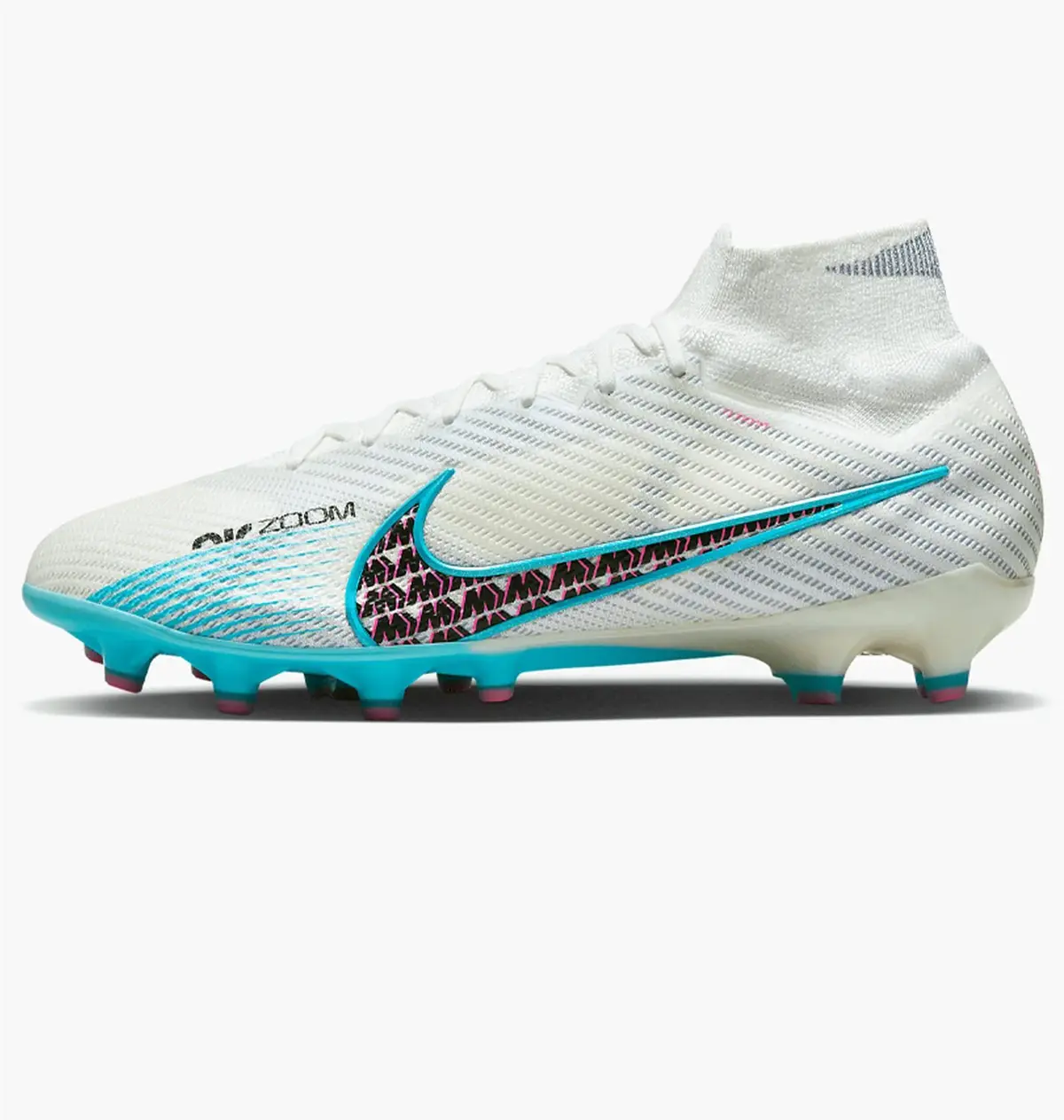 Бутсы унисекс Nike Zoom Mercurial Superfly 9 Elite Ag-Pro White Dj5165-146