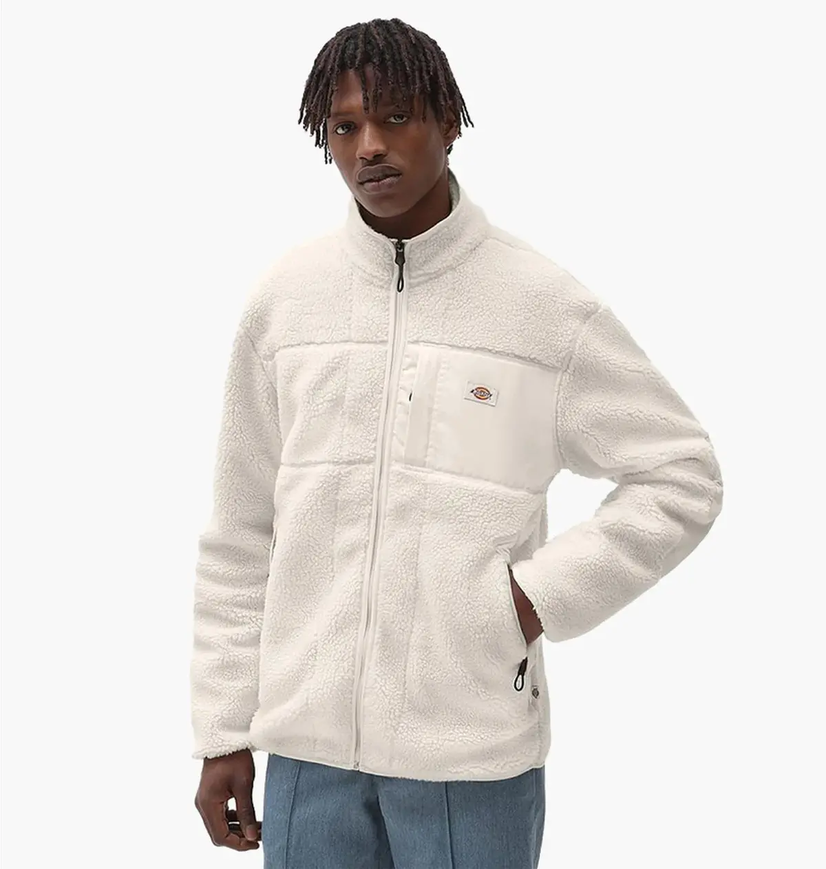 Куртка чоловіча Dickies Red Chute Sherpa Jacket Beige Dk0a4xftecr1
