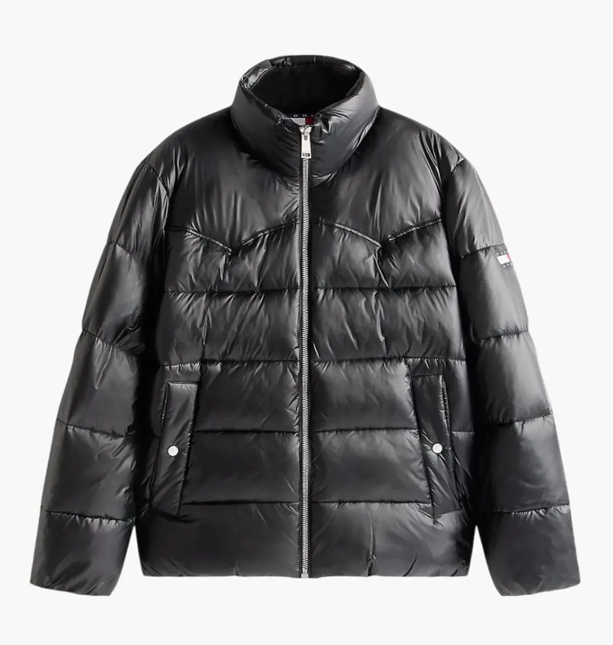 Куртка чоловіча Tommy Hilfiger Water Repellent Twill Relaxed Puffer Black