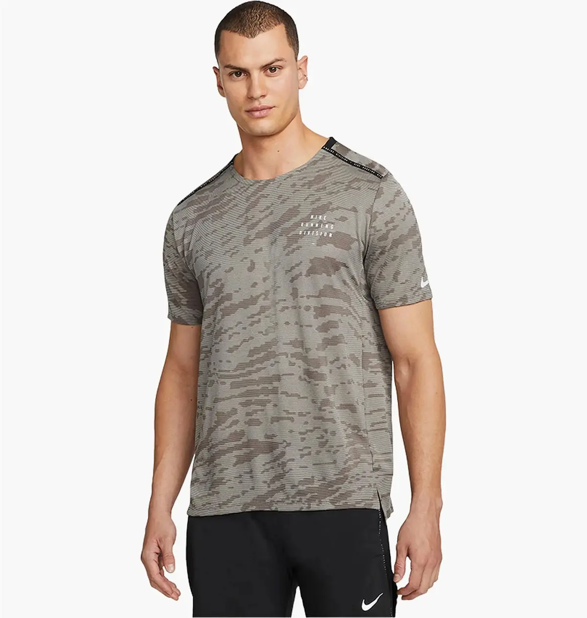 Футболка чоловіча Nike Dri-Fit Run Division Rise 365 Grey