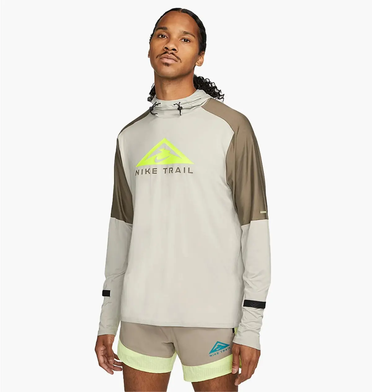 Кофта чоловіча Nike Dri-Fit Trail Running Hoodie Beige