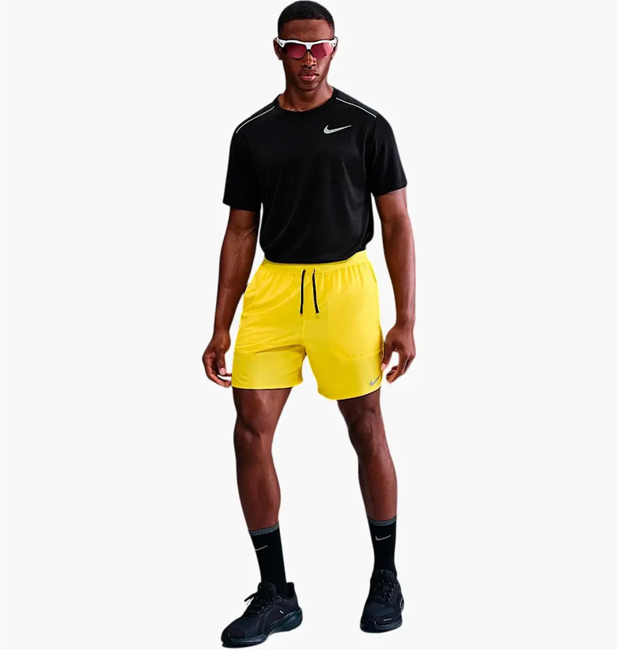 Шорти чоловічі Nike Stride Yellow