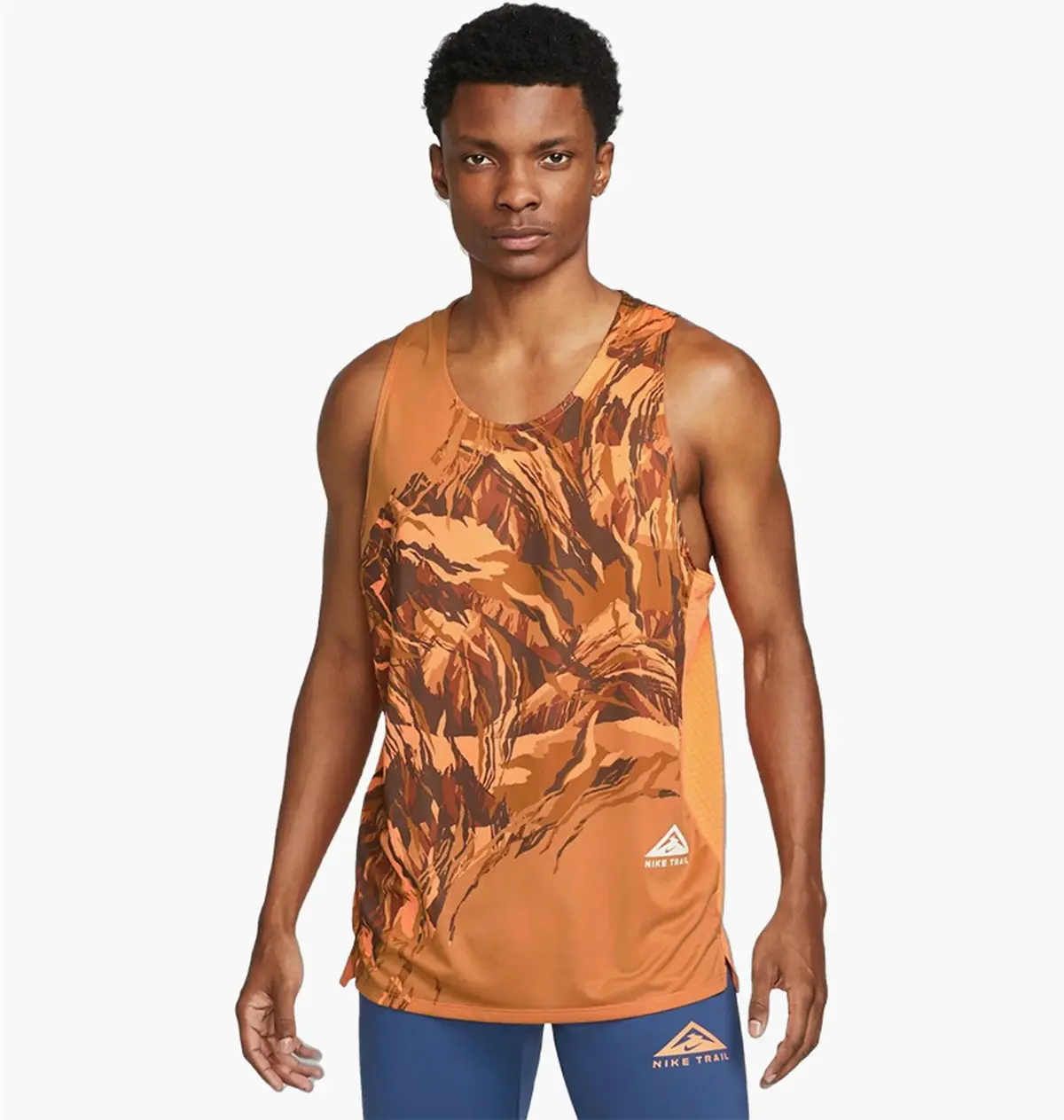 Майка чоловіча Nike Rise 365 Tank Orange