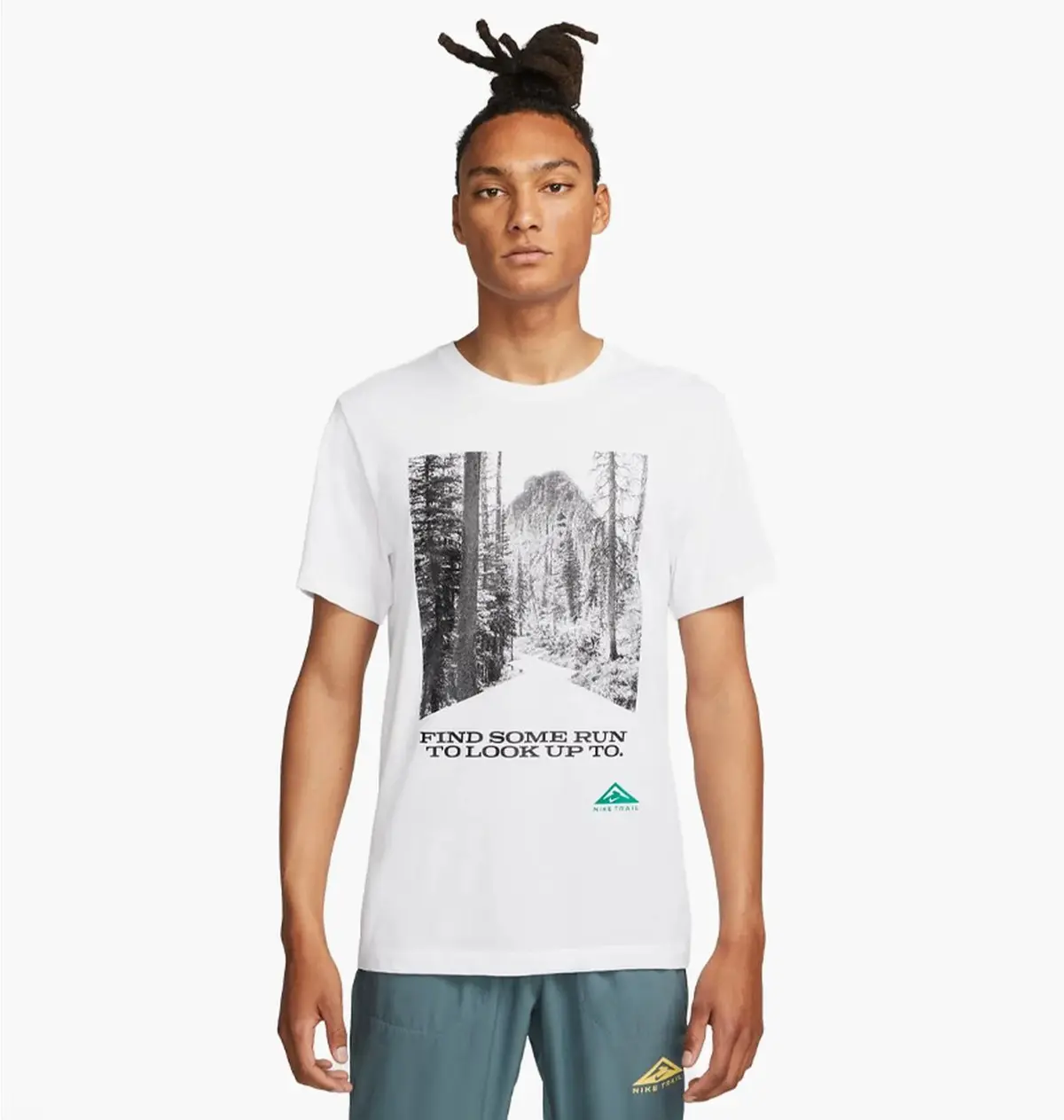 Футболка чоловіча Nike Df Tee Db Trail White Dm5433-100