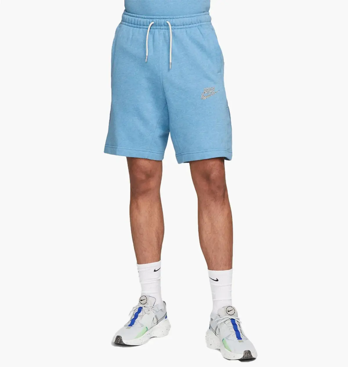 Шорти чоловічі Nike Sportswear Revival Fleece Short Light Blue