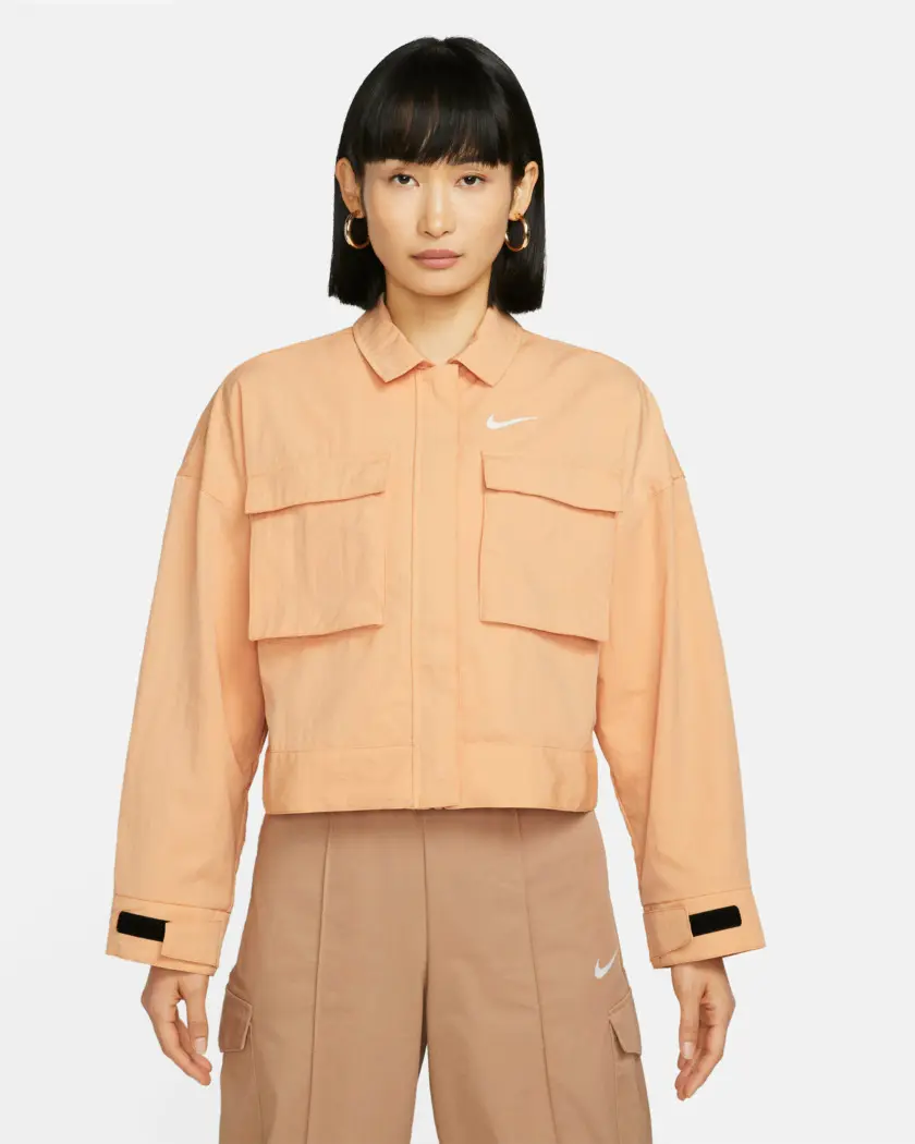 Ветровка женская Nike Sportswear Essential Women's Woven Jacket Orange
