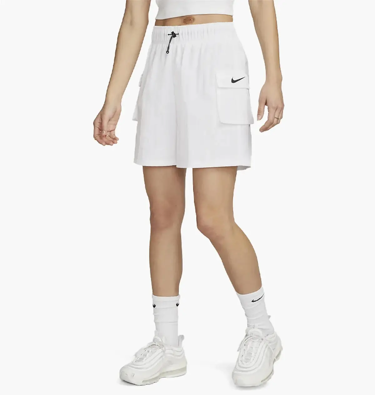 Шорты женские Nike Sportswear Essential Woven High-Rise Shorts