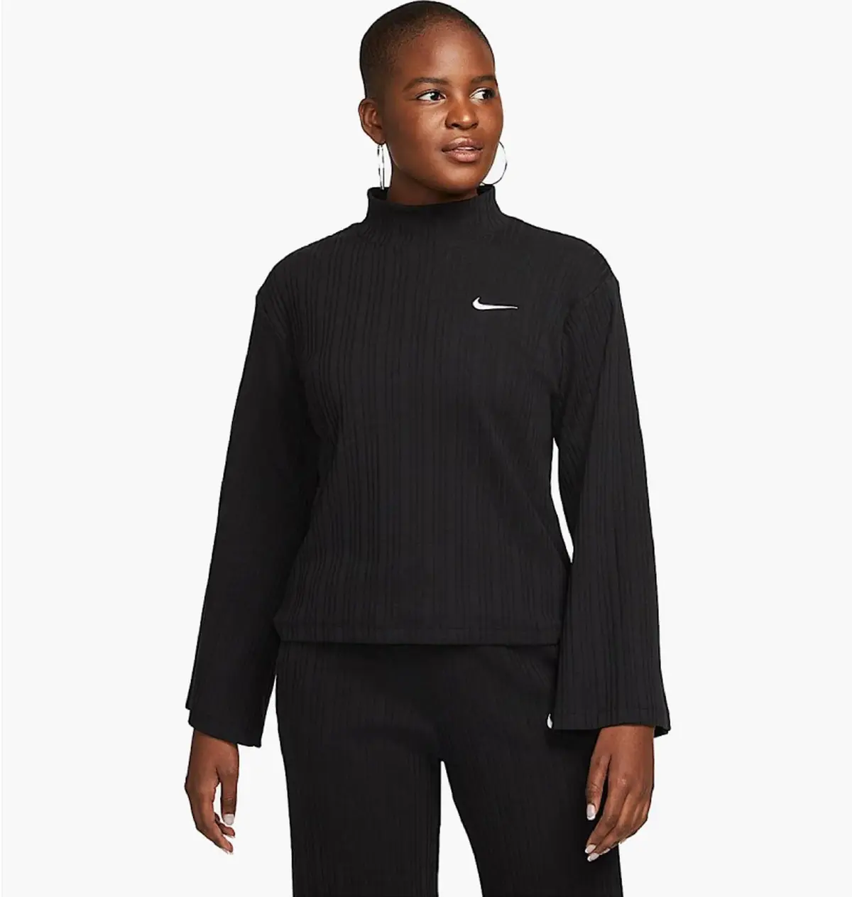 Кофта жіночі Nike Sportswear Ribbed Jersey Black