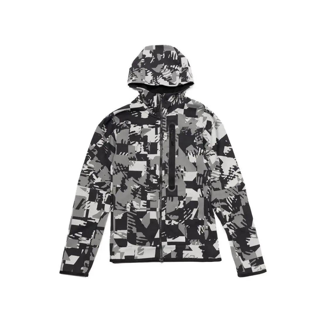 Спортивний костюм чоловічий Nike Tech Fleece Camo Grey Black Suite