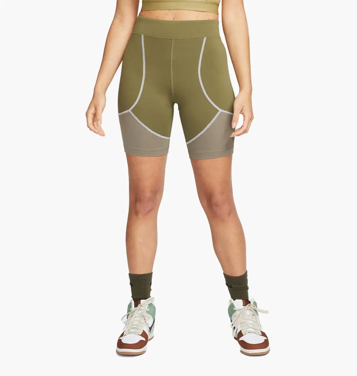 Шорты женские Nike Sportswear Womens Bike Shorts Olive