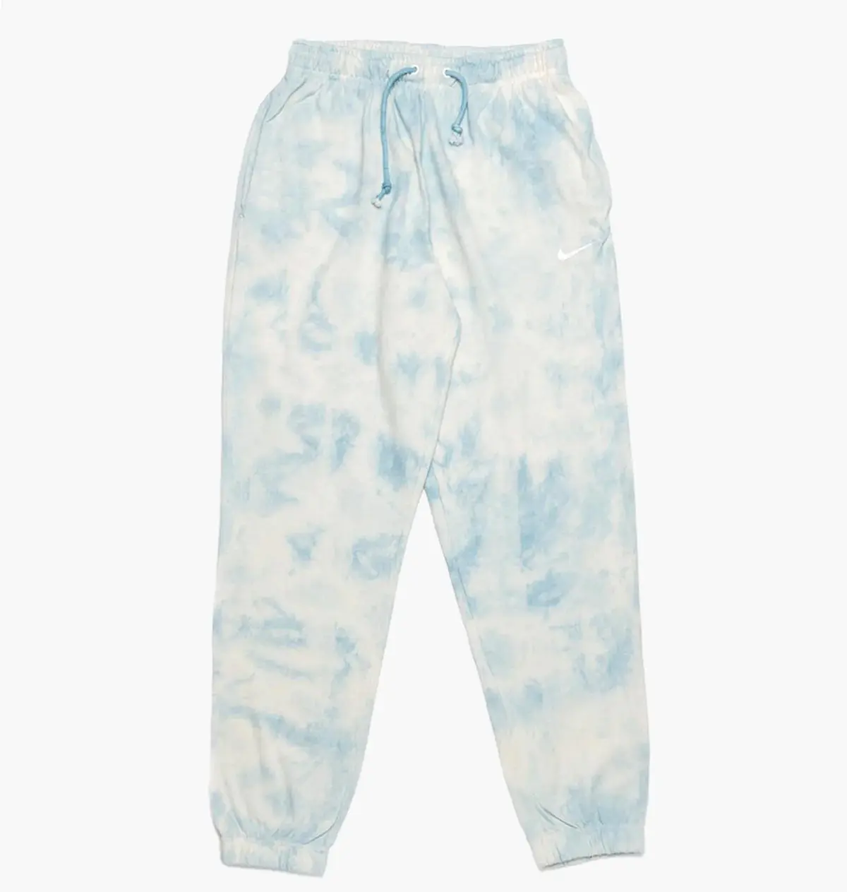 Брюки женские Nike Mid-Rise Cloud-Dye Joggers White/Light Blue