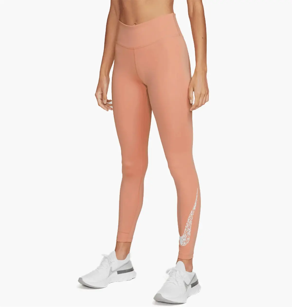Лосіни жіночі Nike One Swoosh Run Peach