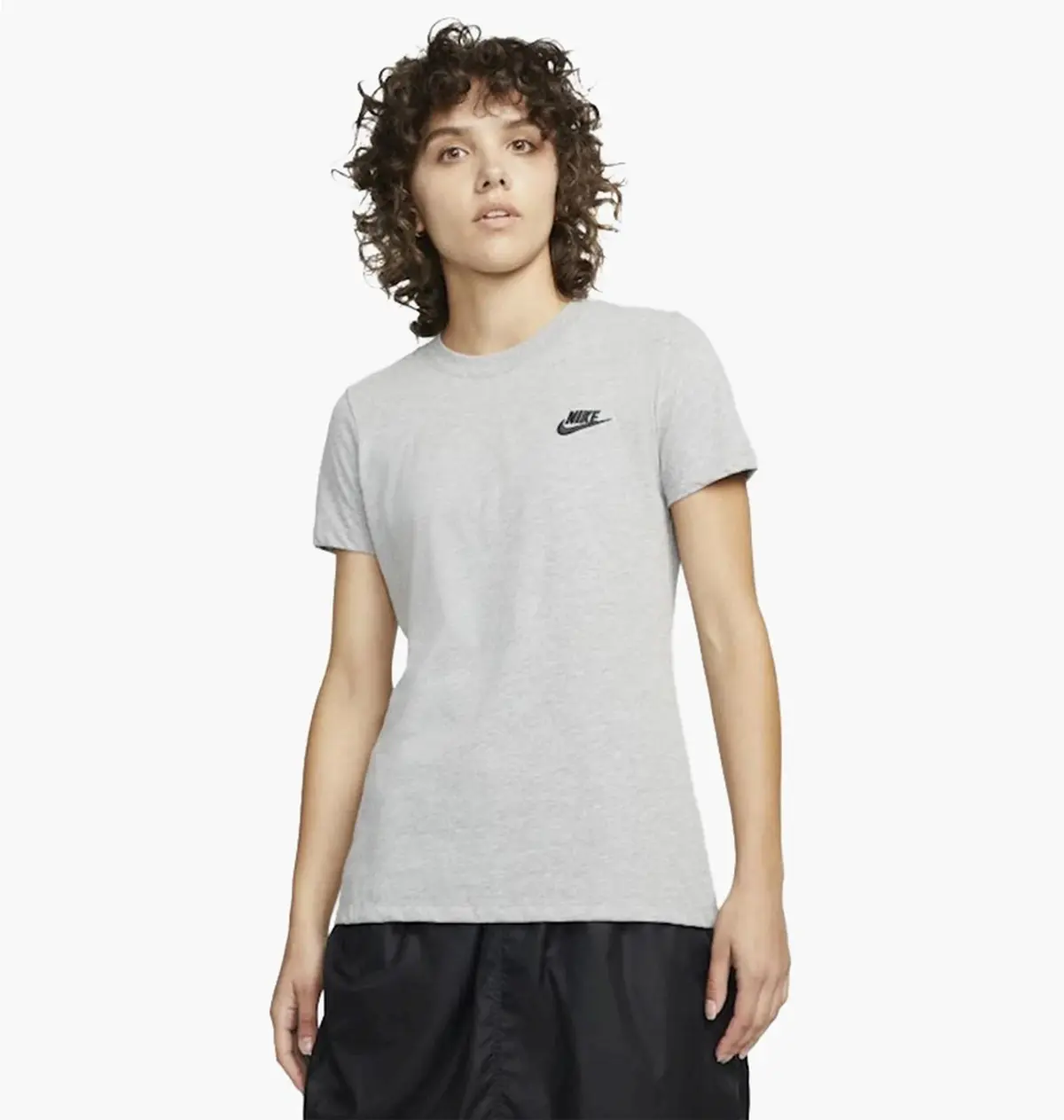 Футболка жіноча Nike Club T-Shirt Grey