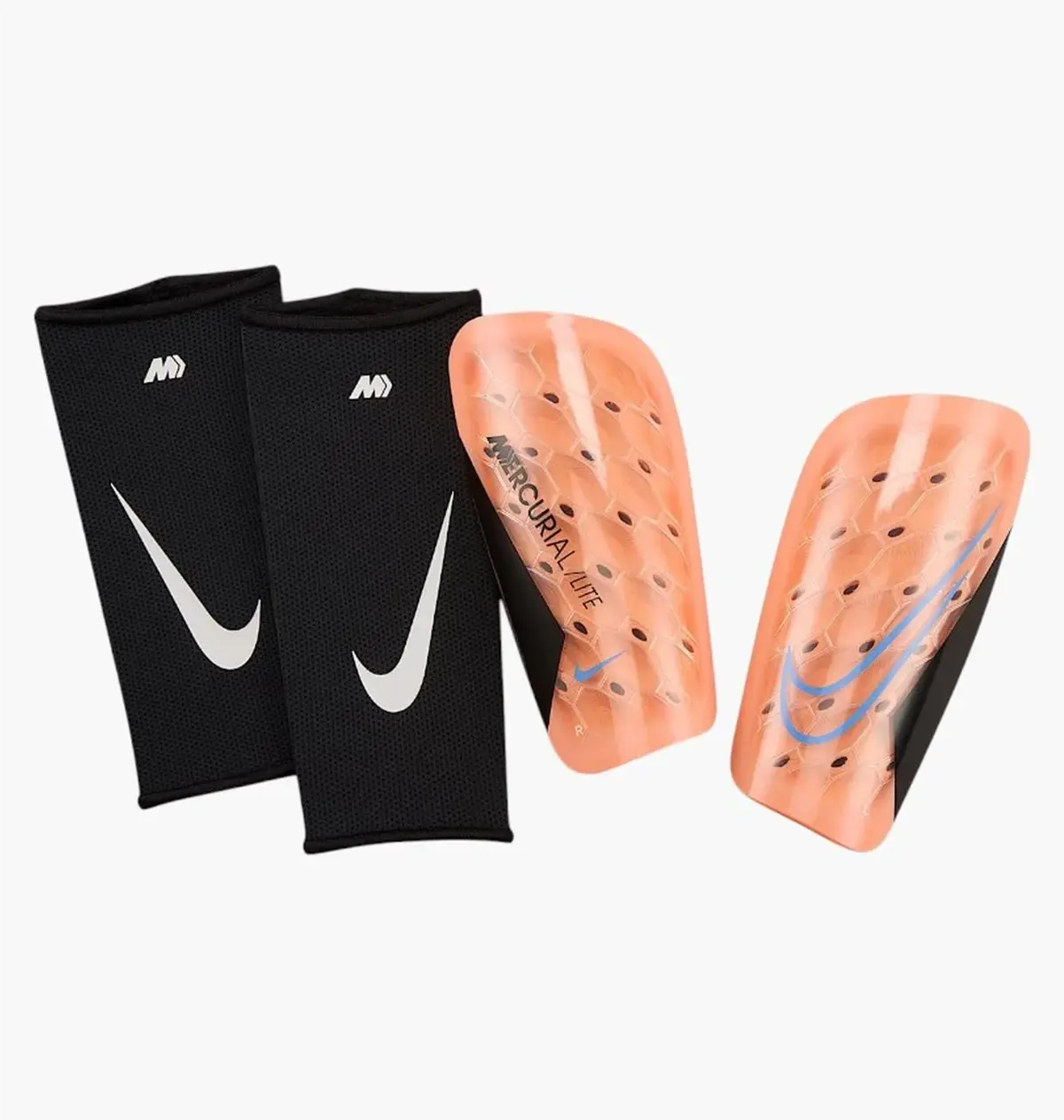Футбольні щитки Nike Mercurial Lite Peach