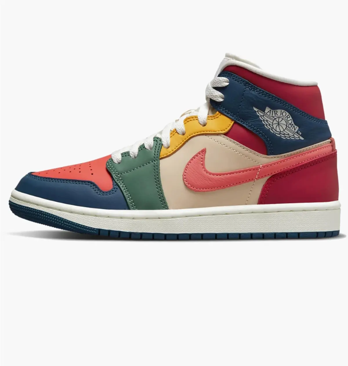 Кросівки унісекс Jordan 1 Mid Se Multi Colo