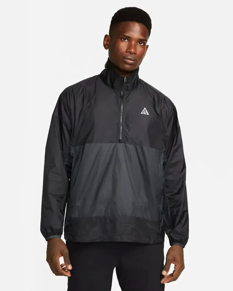 Футболка мужская Nike ACG 1/2-Zip Top серая DN3953-045