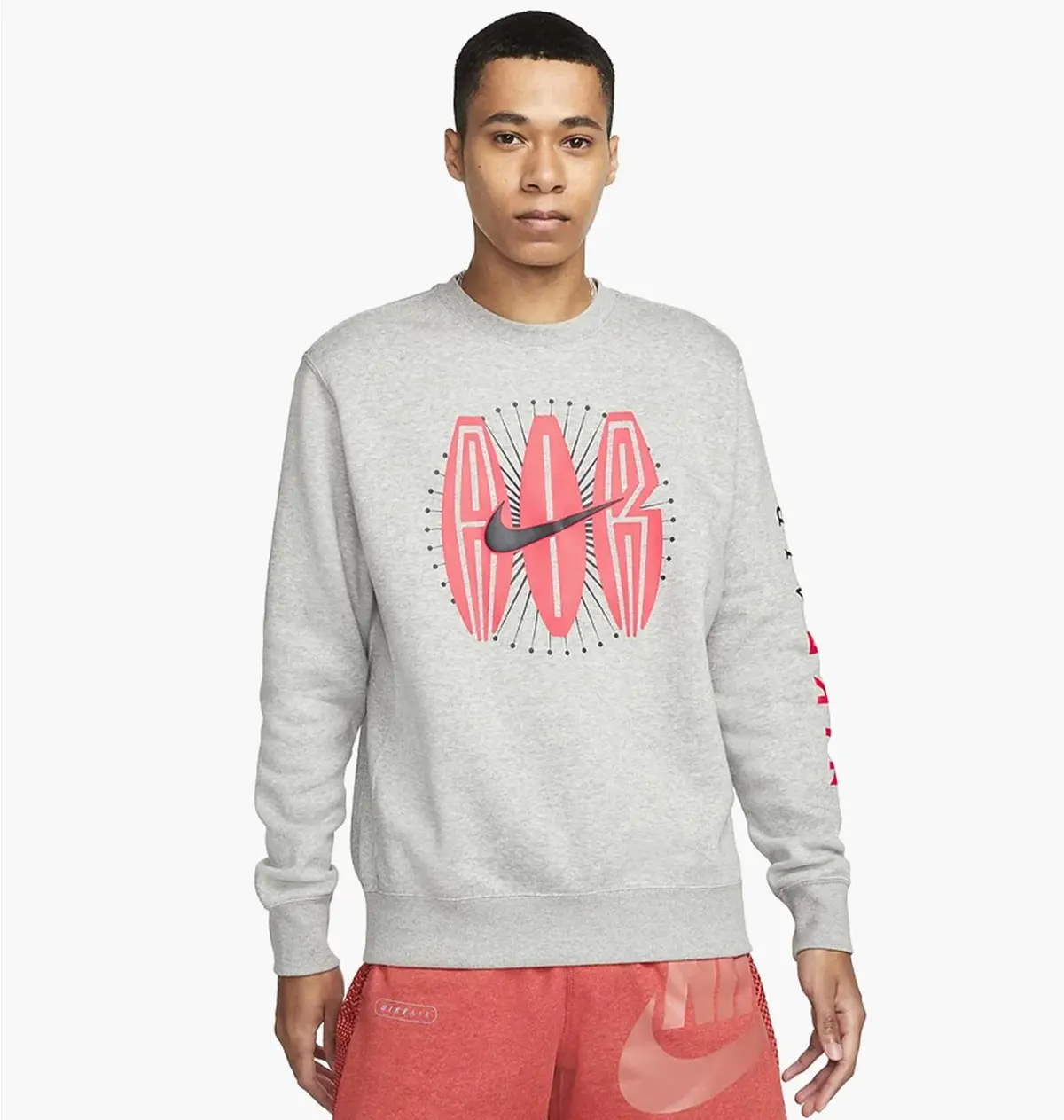 Кофта чоловіча Polo Ralph Lauren Air Swoosh Crew Neck Sweatshirt Grey