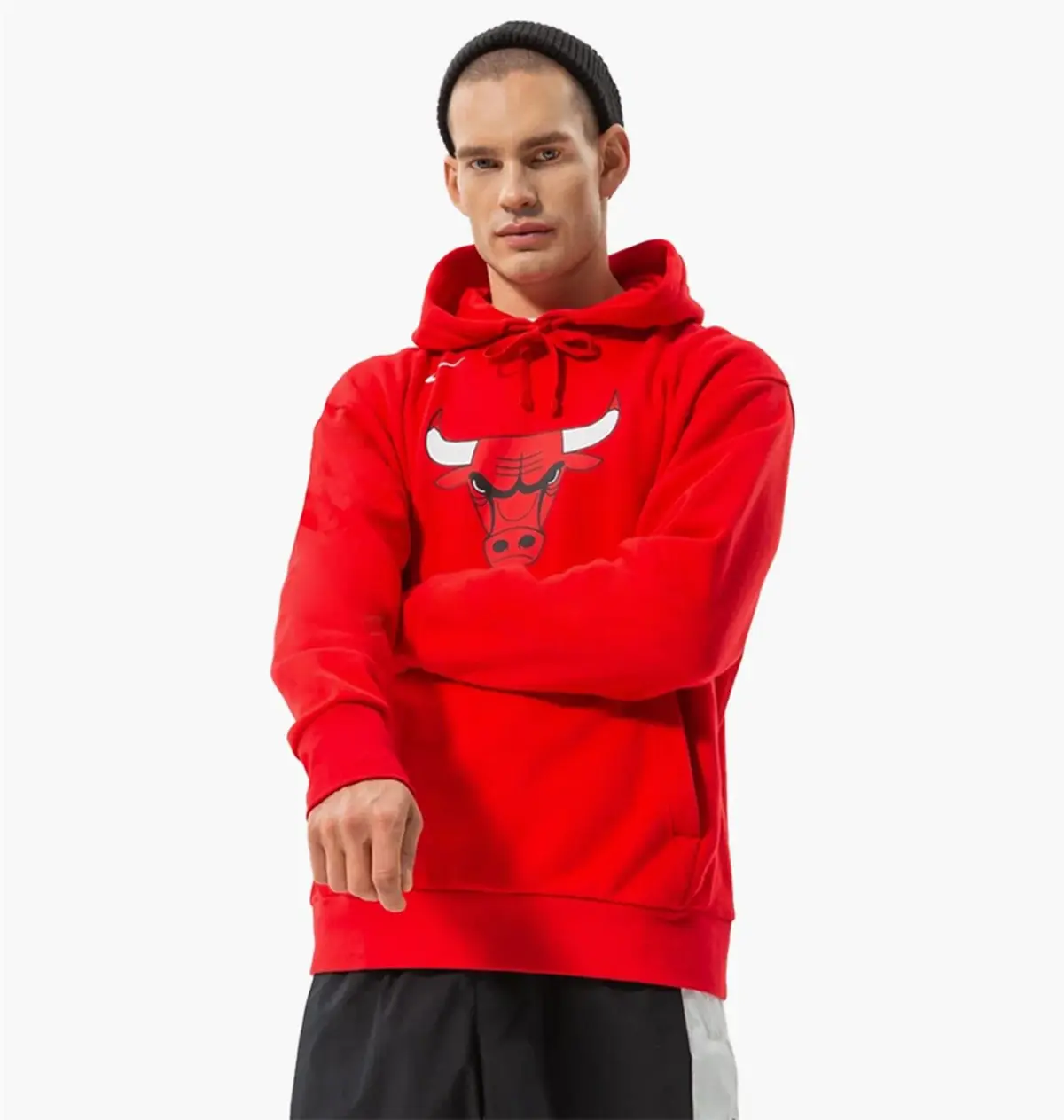 Кофта мужская Nike Chi M Nk Flc Po Essntl Nba Red Dn8625-657