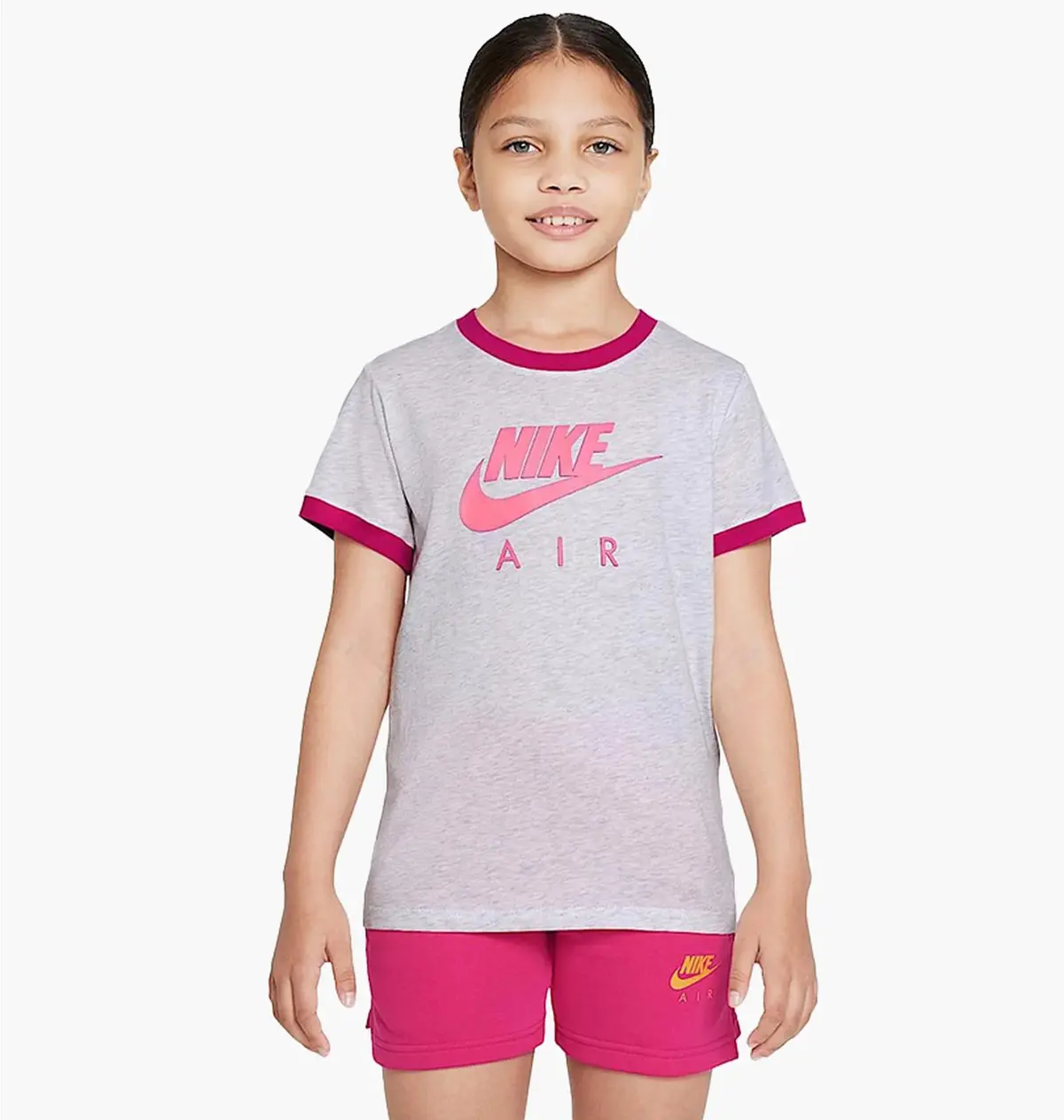 Футболка детская Nike G Nsw Tee Ringer Air Grey
