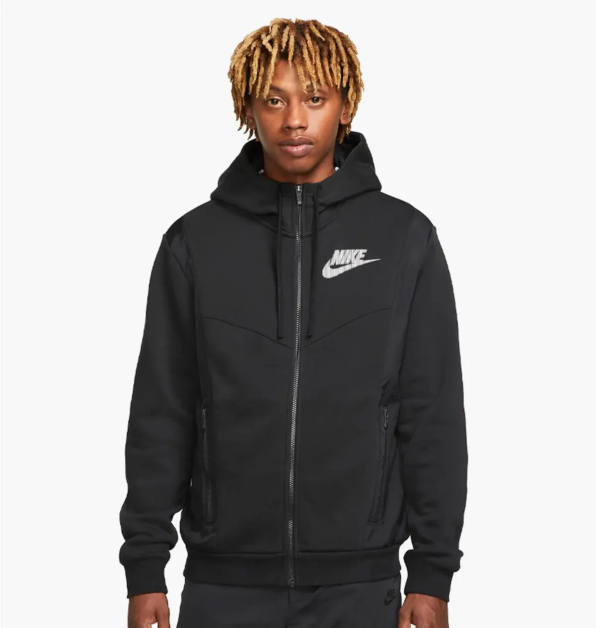 Кофта чоловіча Nike Sportswear Hybrid Full-Zip Fleece Hoodie