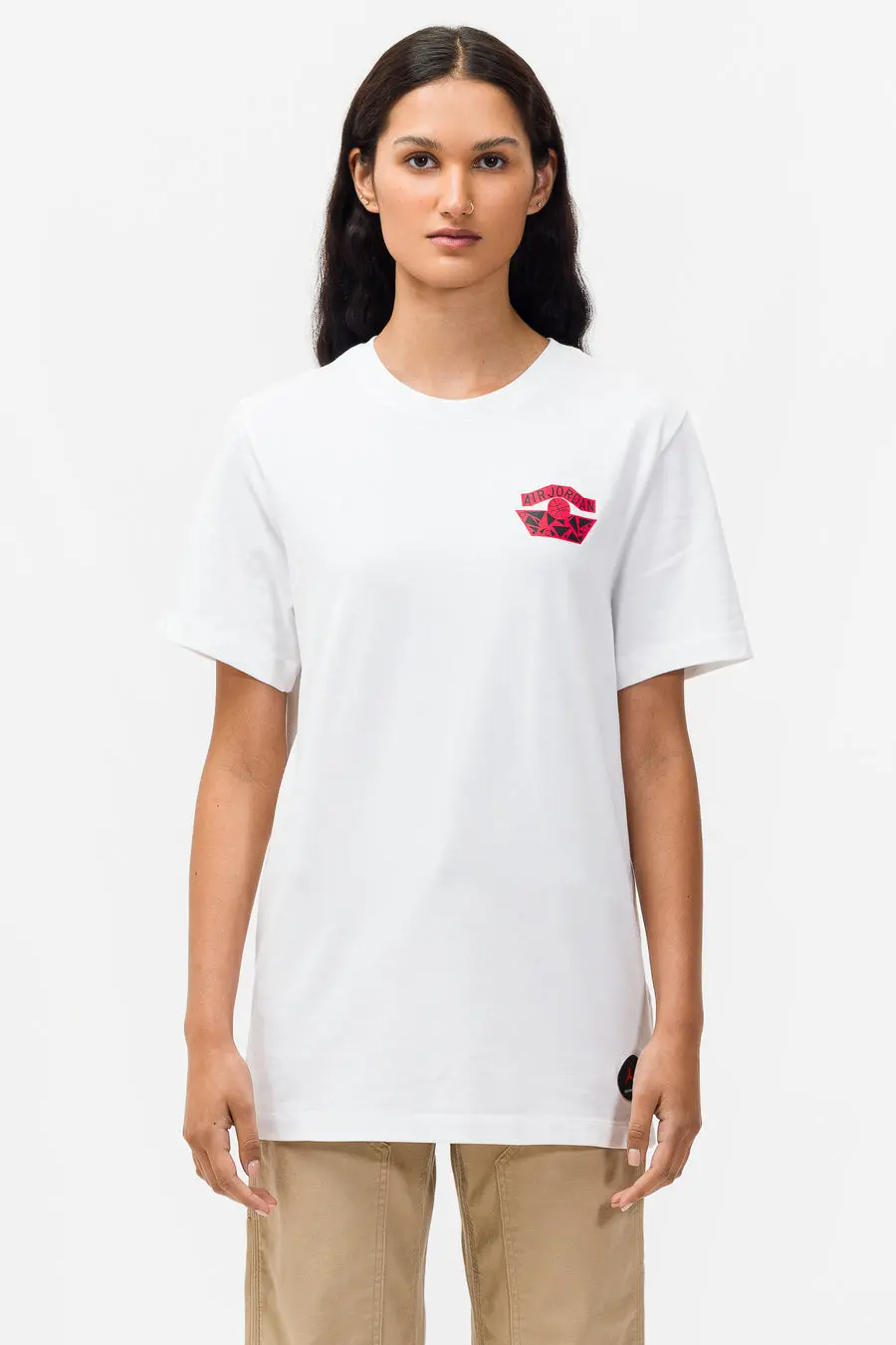 Футболка жіноча Jordan Nina Chanel Abney Womens White T-Shirt