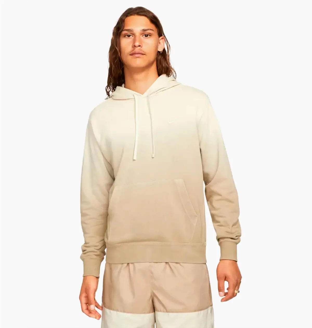 Кофта чоловіча Nike Sportswear Club Fleece+ Beige Dq4621-247