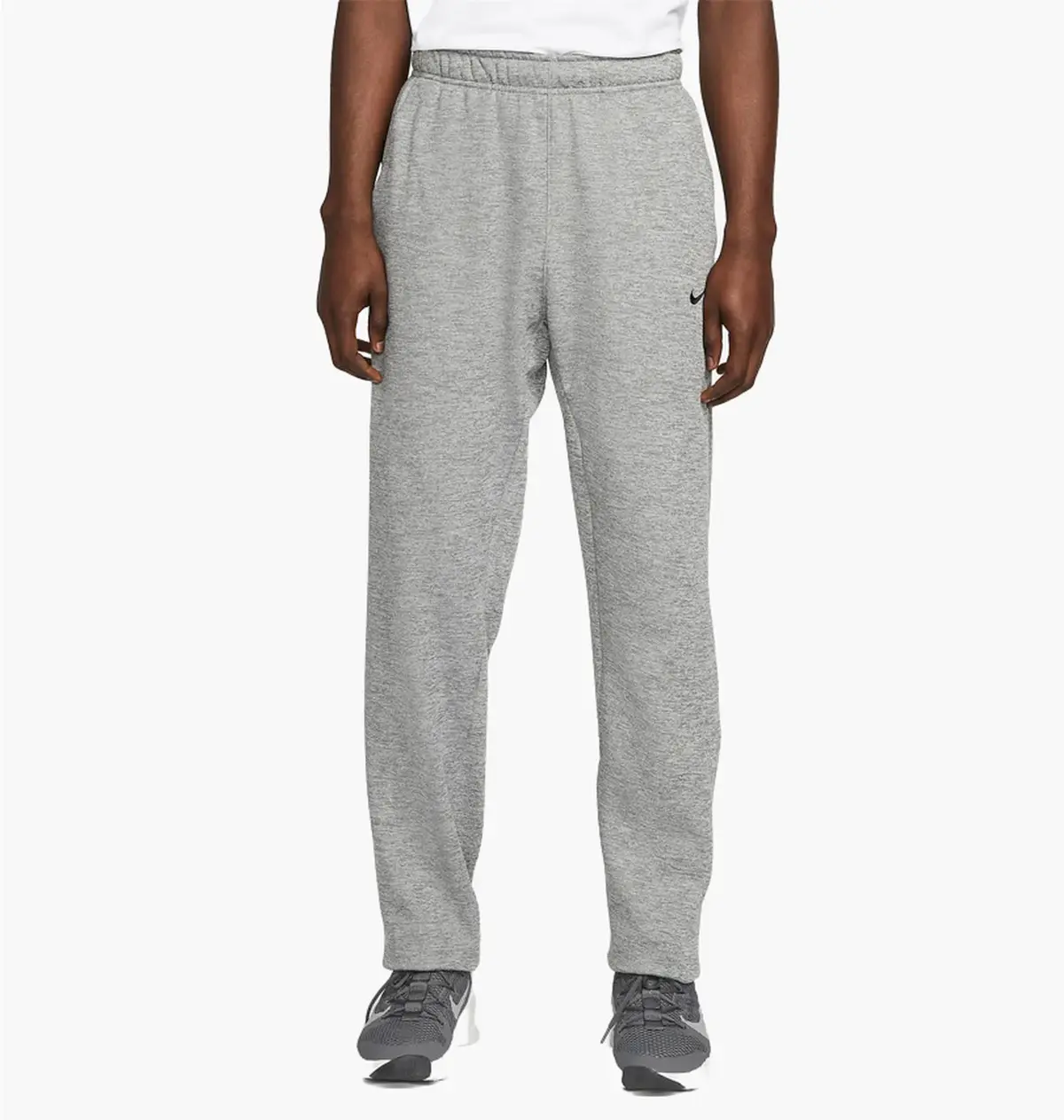 Брюки чоловічі Nike Therma Mens Therma-Fit Open Hem Fitness Pants Grey