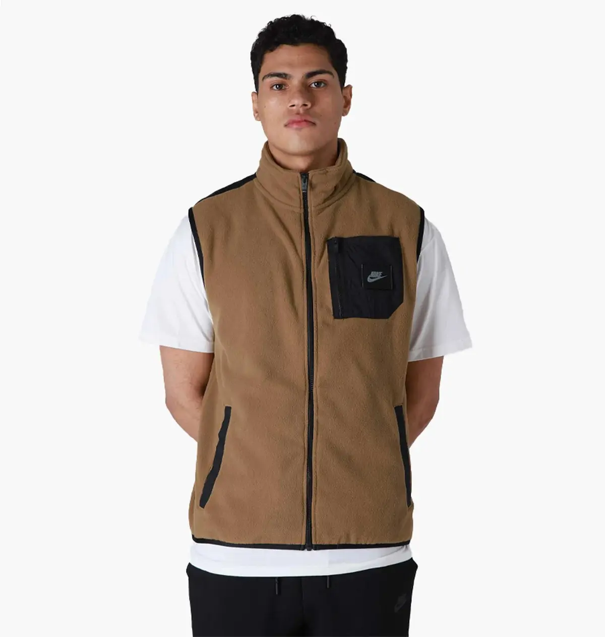 Жилетка чоловіча Nike Sportswear Therma-Fit Sports Utility Fleece Vest Brown Dq5105-242