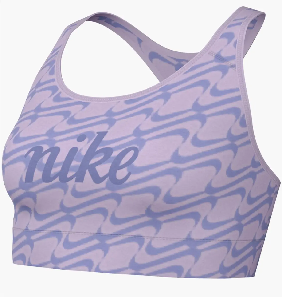 Спортивний топ жіночий Nike Swoosh Iconic Aop Violet