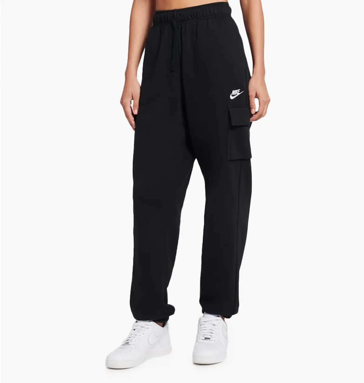Брюки женские Nike Nsw Club Fleece Cargo Pants Black Dq5196-010